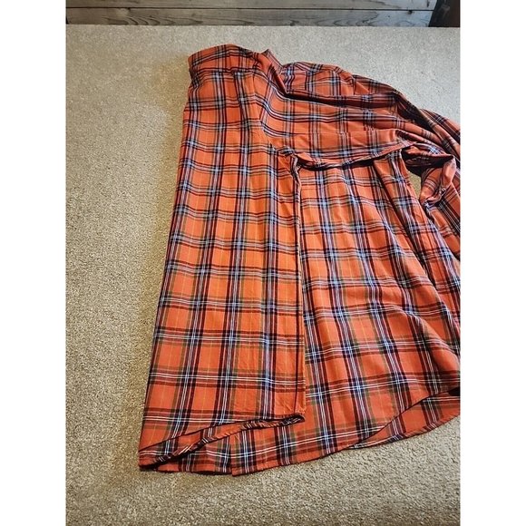 Patrick James Men Button Up Checked Plaid WOOL BLEND 2xl Multi-Color Mid-Weight - Picture 5 of 12